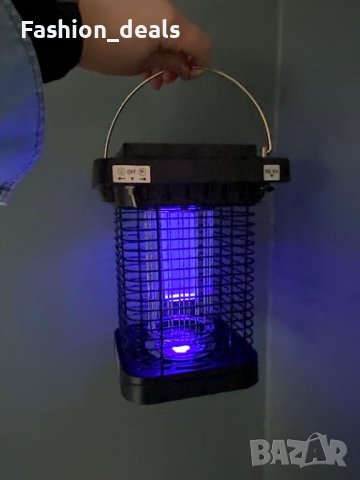Нова Електрическа лампа за убиване на комари мухи/ Спалня Кухня Офис, снимка 8 - Други стоки за дома - 41262765
