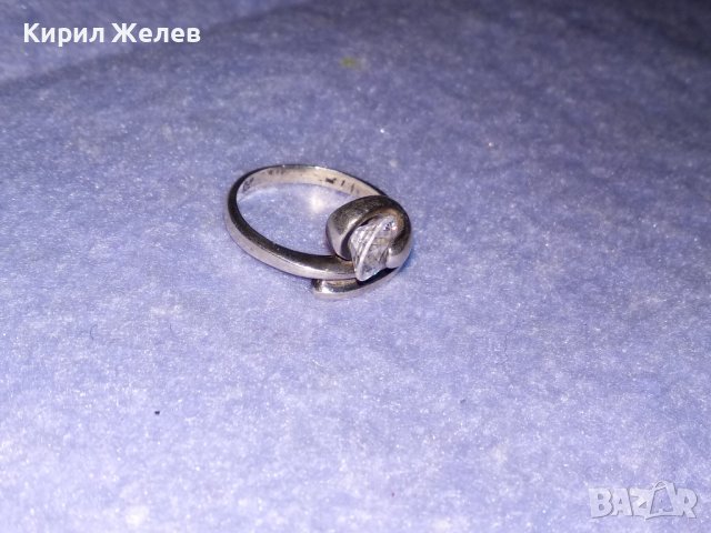 АВТОРСКИ СКЪПОЦЕНЕН СРЕБЪРЕН ПРЪСТЕН с ПЕЧАТ на БИЖУТЕРА и БРИЛЯНТНО ФАСЕТИРАН ИСКРЯЩ ЦИРКОН 36127, снимка 11 - Пръстени - 39460710