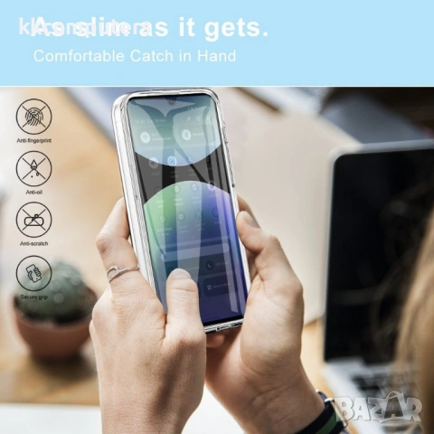 Прозрачен Калъф за Xiaomi Poco X7 5G - Акрилен Гръб + TPU Рамка, 2-в-1 Дизайн, Включен PET Протектор, снимка 6 - Резервни части за телефони - 53563657