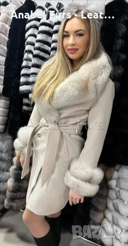 Дамски палта от естествена кожа, естествен косъм, алкантара, алпака, снимка 8 - Палта, манта - 38542745