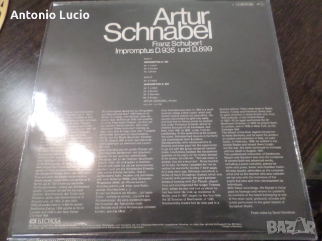 Schubert - impromptus D.935 / D 899, снимка 2 - Грамофонни плочи - 52857095