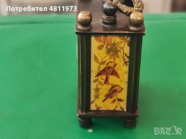 Малък механичен настолен часовник омега omega, снимка 6 - Мъжки - 55975550