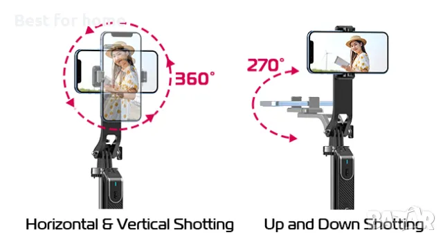 Трипод/ статив 180 см универсален телефони и камери ULANZI MA09, снимка 2 - Селфи стикове, аксесоари - 48468429