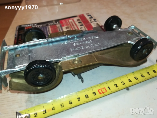 MERCEDES-BENZ SSK 1928-MADE IN ITALY ВНОС SWISS 2109251732, снимка 9 - Антикварни и старинни предмети - 51787788