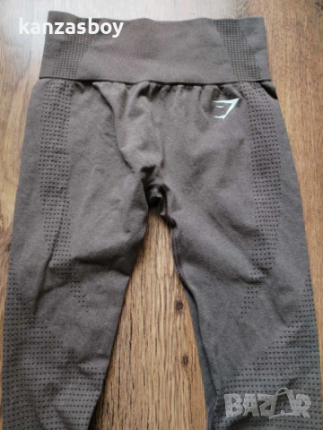 Gymshark Vital Seamless 2.0 Leggings Brown Marl - дамски фитнес клин С, снимка 7 - Клинове - 53864474