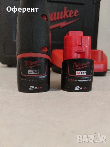 Milwaukee C12DD винтоверт., снимка 5 - Винтоверти - 53291529