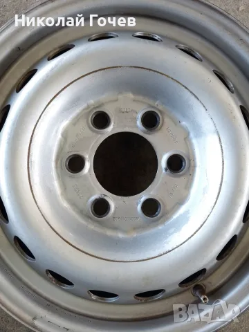 Комплект 4 бр. стоманени джанти 16" за Mercedes Sprinter / VW Crafter (6 1/2Jx16H2 ET62), снимка 7 - Гуми и джанти - 56211812