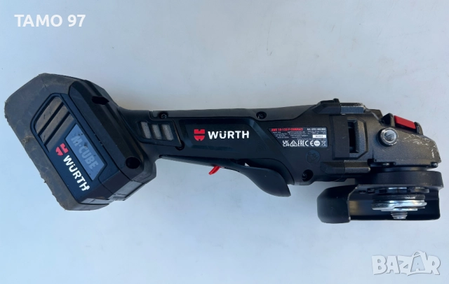 Wurth AWS 18-125 P M-Cube - Безчетков ъглошлайф 2x18V 4.0Ah, снимка 4 - Други инструменти - 52268139