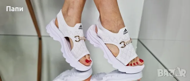 Дамски сандали Adidas бели