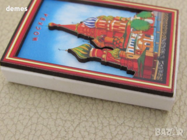 Колекционерски кибрит-3D магнит от Москва, Русия, снимка 3 - Колекции - 44280811