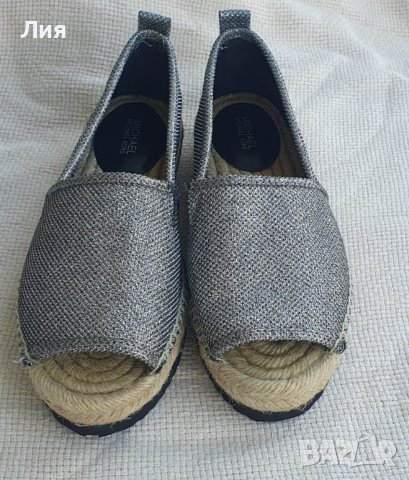 Метализирани Еспадрили Michael Michael Kors 37 номер, снимка 4 - Сандали - 41223112