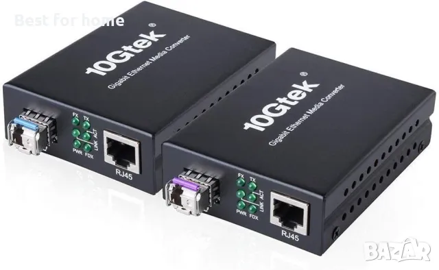 1000M Gigabit Ethernet медиен конвертор, RJ45 към SFP слот, снимка 7 - Кабели и адаптери - 47411381