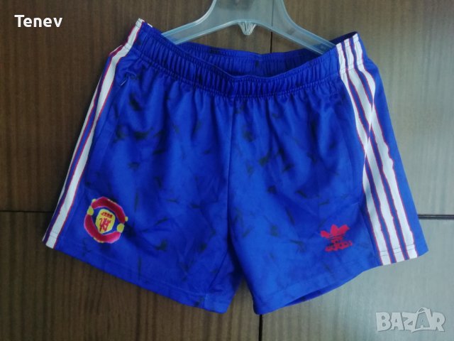 Manchester United Human Race Adidas нови оригинални дамски шорти къси гащи Манчестър Юнайтед Адидас 