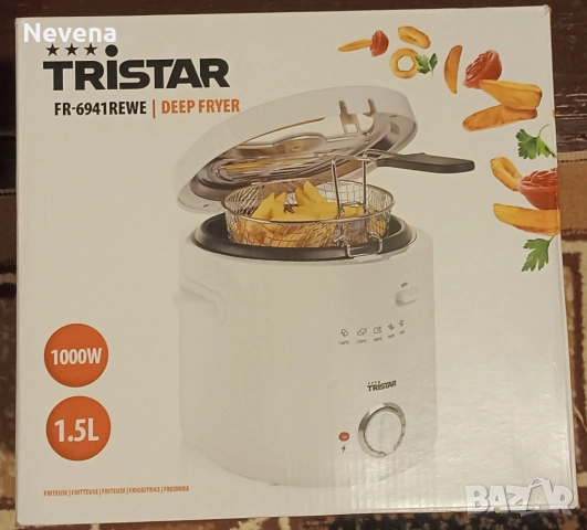 Фритюрник Tristar 1000 W, 1.5 L