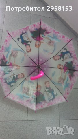 детски чадър елза и ана, снимка 3 - Чадъри - 42013779