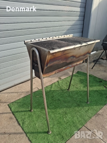 Барбекю на дървени въглища от неръждавейка