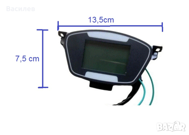 LCD дисплей  48 - 72V за електрически скутери, триколки, колички и др.  , снимка 4 - Друга електроника - 44735722