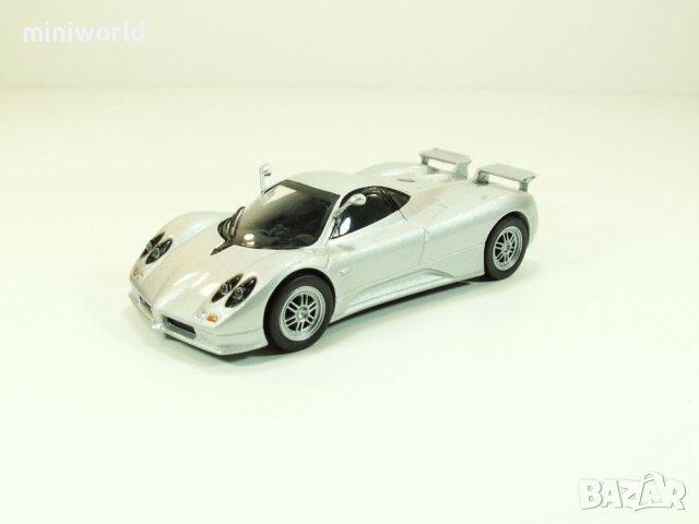 Pagani Zonda C12S 2000 - мащаб 1:43 на DeAgostini моделът е нов в блистер, снимка 5 - Колекции - 44434350
