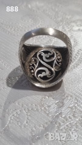 Турски сребърен пръстен 925 проба , снимка 6 - Пръстени - 44202531