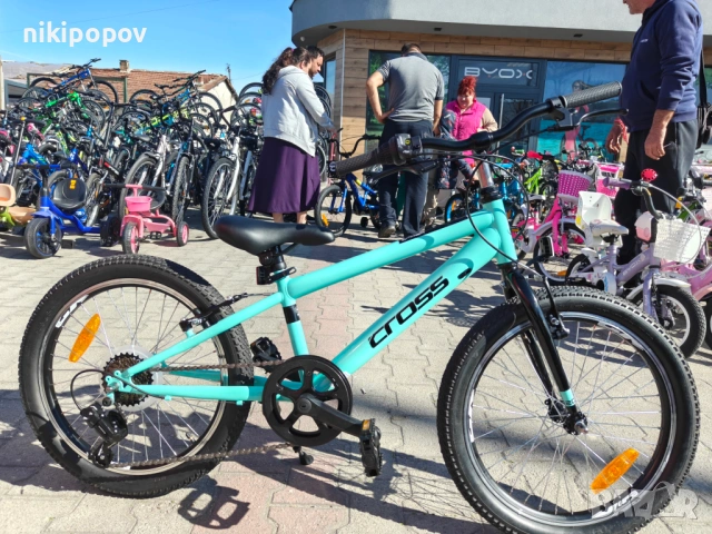 CROSS Велосипед 20" SPIDER син, снимка 11 - Велосипеди - 53830648
