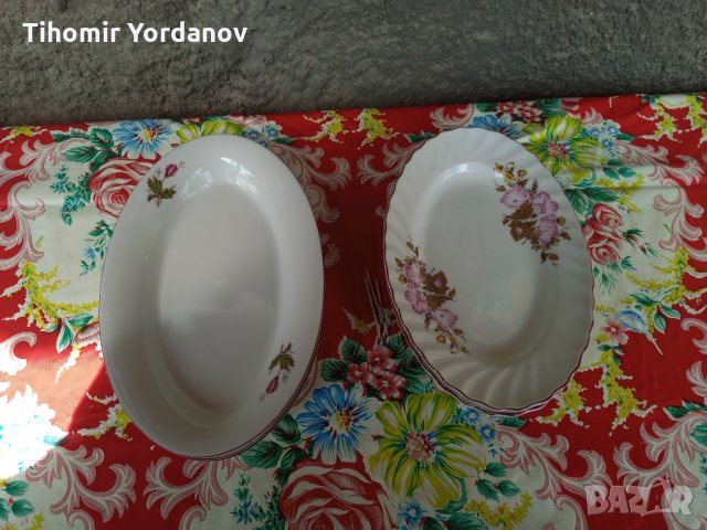 Български порцелан-чинии., снимка 4 - Чинии - 34185355