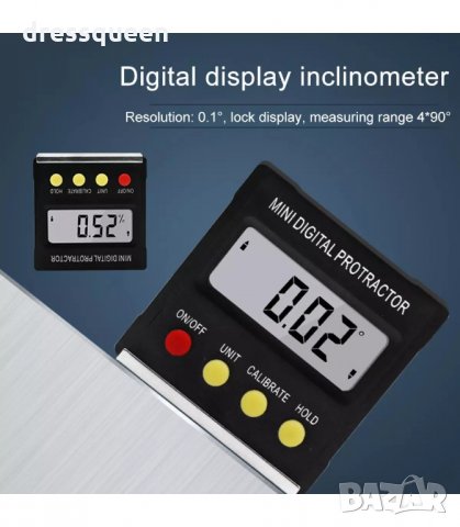 3103 Магнитен дигитален ъгломер и нивелир, снимка 10 - Измервателни инструменти - 34248266