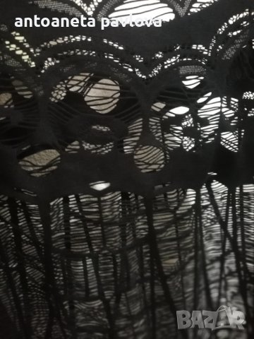 Мрежеста черна туника, снимка 1