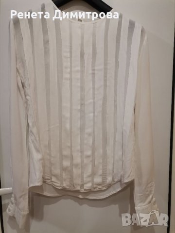 Бяла тънка риза, снимка 1 - Ризи - 39289204
