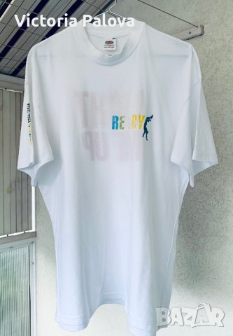 Бяла рекламна тениска