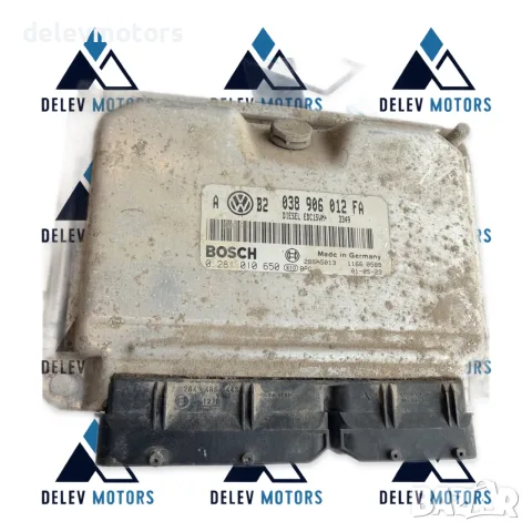 038906012FA Компютър за управление на двигателя (ECU) Bosch Дизелов модул EDC15VM+; произведен в