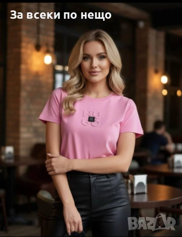 Hugo Boss Дамска Тениска👚Дамска Блуза С Къс Ръкав - Различни Цветове Код Bal Style22, снимка 4 - Тениски - 53658093