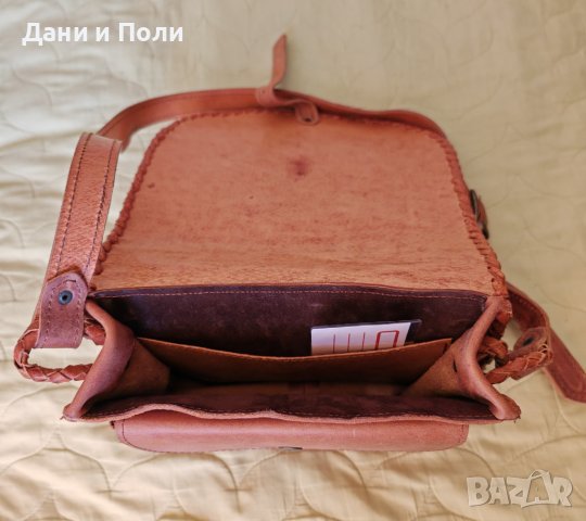 Дамска чанта от естествена кожа, снимка 4 - Чанти - 42090575