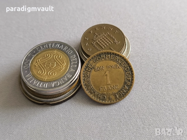 Монета - Франция - 1 франк | 1921г.