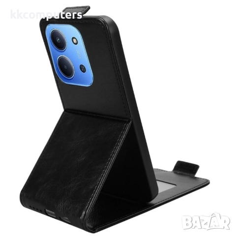 Xiaomi Redmi 15C 5G / 4G / Poco C85 4G- Кожен калъф с магнитен клип, Стенд и Холдер за Карти + Скрий, снимка 6 - Калъфи, кейсове - 52065938