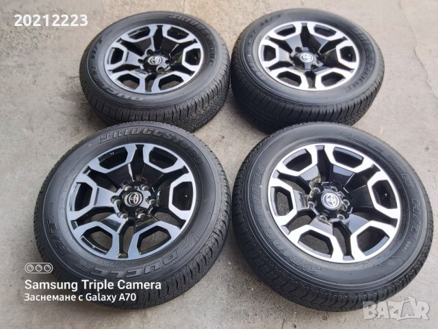 4 броя алуминиеви джанти с летни гуми за TOYOTA HILUX VIII FACELIFT  18, снимка 7 - Гуми и джанти - 41632758