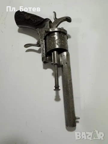 Уникален револвер/пистолет, снимка 5 - Антикварни и старинни предмети - 49182108