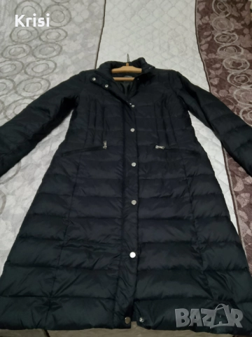 Дамско дълго яке с гъши пух, снимка 5 - Якета - 52531609