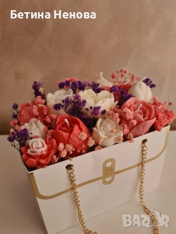 Букет от ароматни соеви свещи