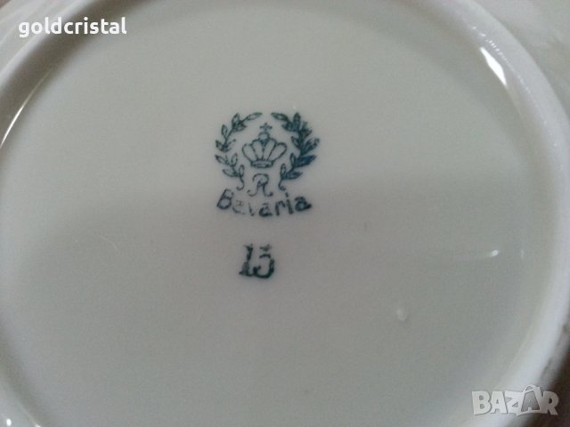 Стар немски порцелан чинийки Бавария , снимка 6 - Антикварни и старинни предмети - 42225159