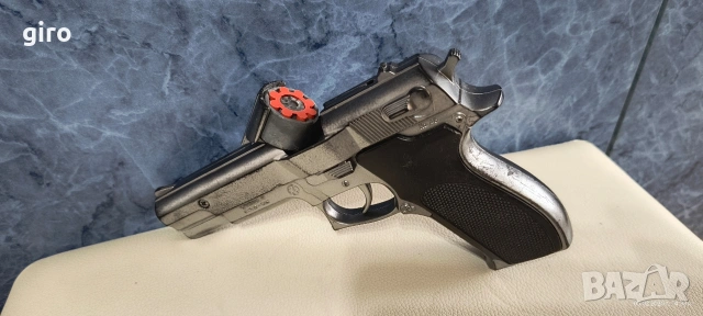 Масивен метален пистолет с капси Colt комплект с кобур Джоралди , снимка 11 - Колекции - 53386030