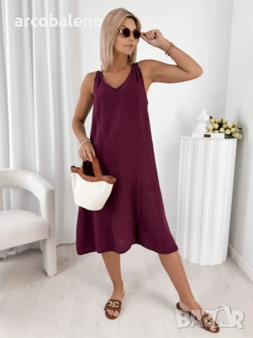 Дамска рокля BORJA, 6цвята , снимка 5 - Рокли - 51121669