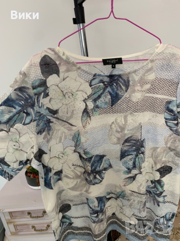 Красива елегантна тениска в размер XL, снимка 3 - Тениски - 44614539