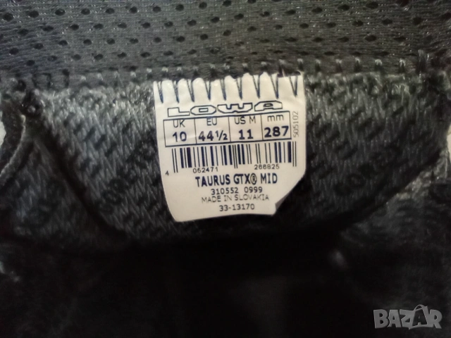 Lowa Taurus Gore Tex туристически обувки номер 45 и 1/3, снимка 4 - Мъжки боти - 53390934