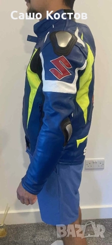 Кожено мото яке SUZUKI, снимка 2 - Якета - 52474813