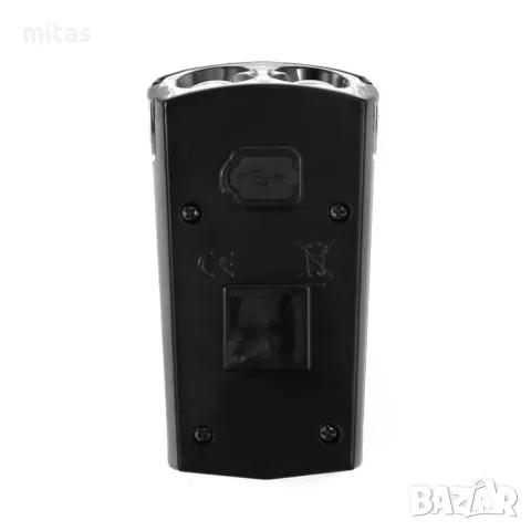 Предна LED светлина за велосипед, фар XC-122W, USB, черна, снимка 2 - Аксесоари за велосипеди - 49047156