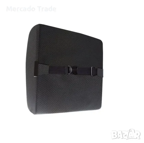 Ортопедична възглавница за кръст Mercado Trade, За кола или стол, Черна, снимка 3 - Аксесоари и консумативи - 49120702
