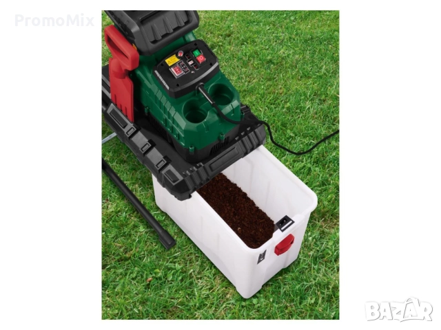 Дробилка за клони Parkside 2800 C3 Клонотрошачка Шредер за клони Роторна дробилка, снимка 4 - Градинска техника - 51641875