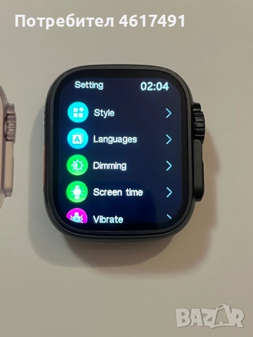 Смарт часовник Smarty Microwear Ultra SmartWatch⌚️, снимка 5 - Смарт часовници - 52101101