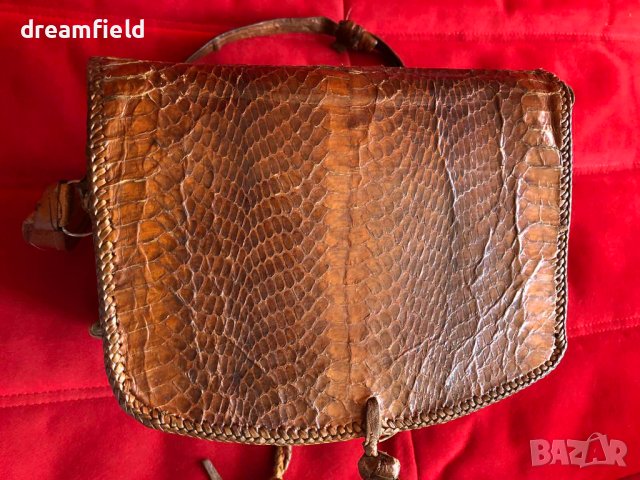 Чанта от змийска кожа, снимка 3 - Чанти - 41620288