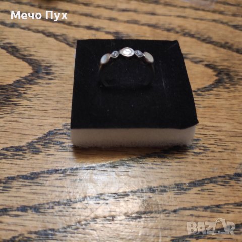 Сребърен пръстен (157), снимка 6 - Пръстени - 40940305